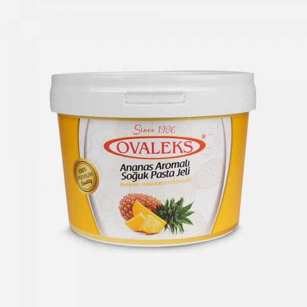 Ananas aromalı soğuk pasta jeli ovaleks