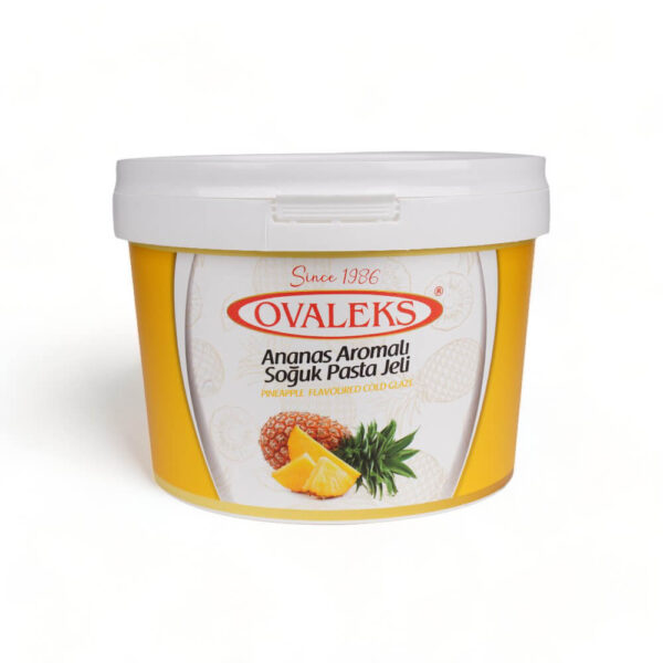 Ovaleks ananas aromalı soğuk pasta jeli ovaleks